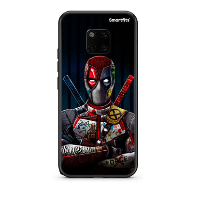 Huawei Mate 20 Pro Funny Guy θήκη από τη Smartfits με σχέδιο στο πίσω μέρος και μαύρο περίβλημα | Smartphone case with colorful back and black bezels by Smartfits