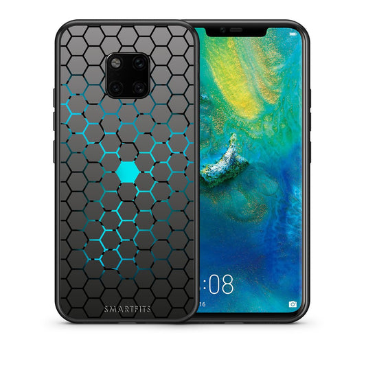 Θήκη Huawei Mate 20 Pro Hexagonal Geometric από τη Smartfits με σχέδιο στο πίσω μέρος και μαύρο περίβλημα | Huawei Mate 20 Pro Hexagonal Geometric case with colorful back and black bezels