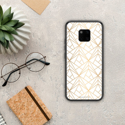 Geometric Luxury White - Huawei Mate 20 Pro θήκη