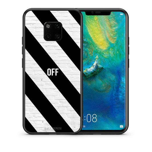 Θήκη Huawei Mate 20 Pro Get Off από τη Smartfits με σχέδιο στο πίσω μέρος και μαύρο περίβλημα | Huawei Mate 20 Pro Get Off case with colorful back and black bezels