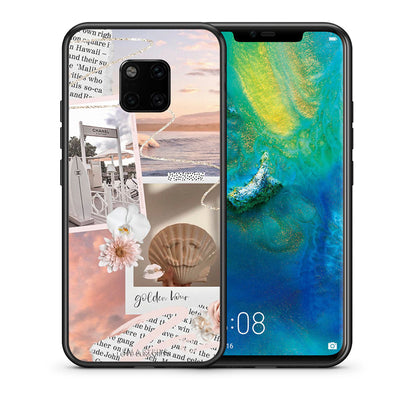 Θήκη Αγίου Βαλεντίνου Huawei Mate 20 Pro Golden Hour από τη Smartfits με σχέδιο στο πίσω μέρος και μαύρο περίβλημα | Huawei Mate 20 Pro Golden Hour case with colorful back and black bezels