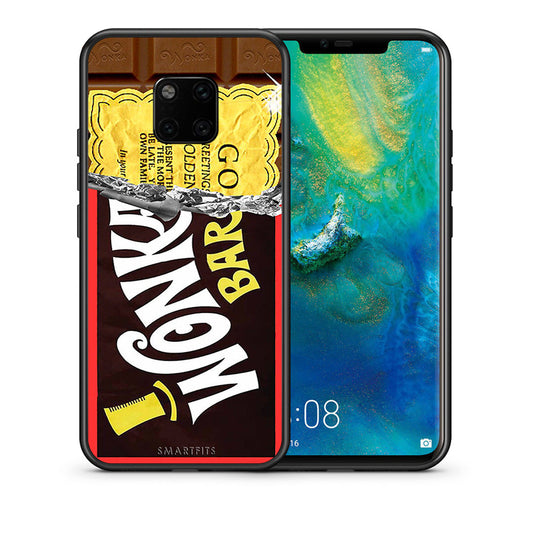 Θήκη Huawei Mate 20 Pro Golden Ticket από τη Smartfits με σχέδιο στο πίσω μέρος και μαύρο περίβλημα | Huawei Mate 20 Pro Golden Ticket case with colorful back and black bezels
