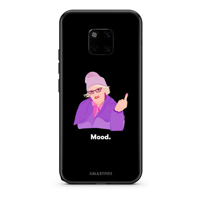 Huawei Mate 20 Pro Grandma Mood Black θήκη από τη Smartfits με σχέδιο στο πίσω μέρος και μαύρο περίβλημα | Smartphone case with colorful back and black bezels by Smartfits