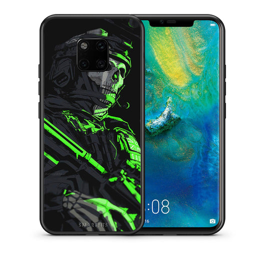 Θήκη Αγίου Βαλεντίνου Huawei Mate 20 Pro Green Soldier από τη Smartfits με σχέδιο στο πίσω μέρος και μαύρο περίβλημα | Huawei Mate 20 Pro Green Soldier case with colorful back and black bezels