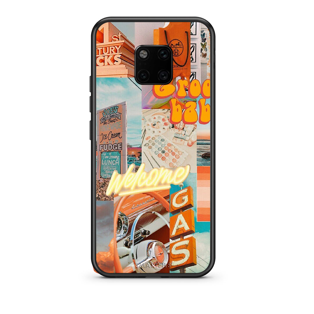 Huawei Mate 20 Pro Groovy Babe Θήκη Αγίου Βαλεντίνου από τη Smartfits με σχέδιο στο πίσω μέρος και μαύρο περίβλημα | Smartphone case with colorful back and black bezels by Smartfits