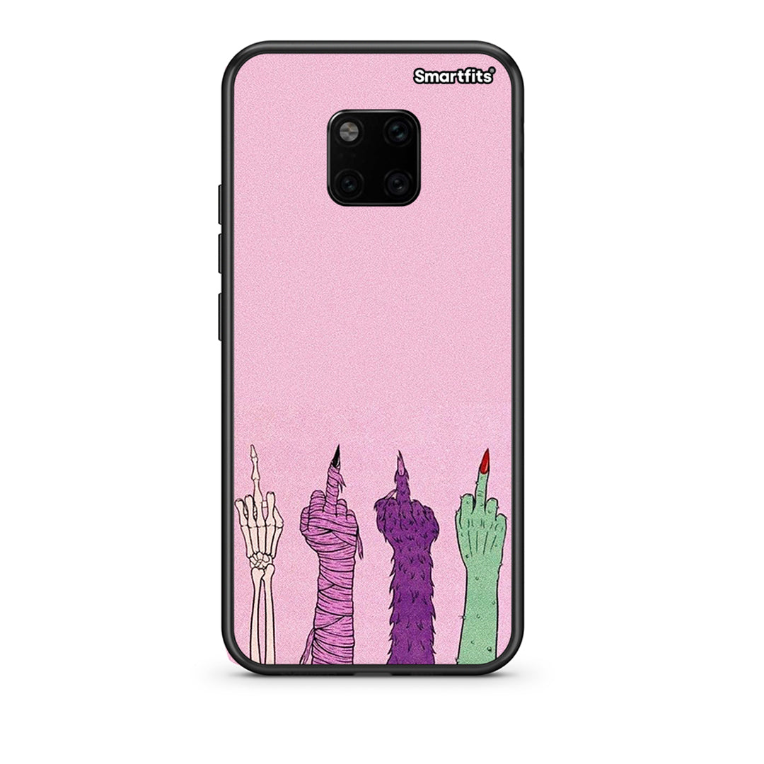 Huawei Mate 20 Pro Halloween Be A Lady Θήκη από τη Smartfits με σχέδιο στο πίσω μέρος και μαύρο περίβλημα | Smartphone case with colorful back and black bezels by Smartfits