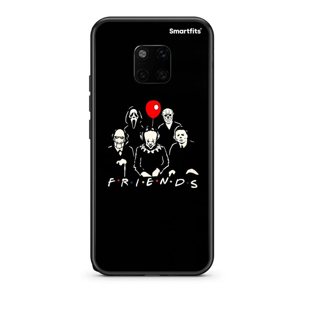 Huawei Mate 20 Pro Halloween Friends Θήκη από τη Smartfits με σχέδιο στο πίσω μέρος και μαύρο περίβλημα | Smartphone case with colorful back and black bezels by Smartfits