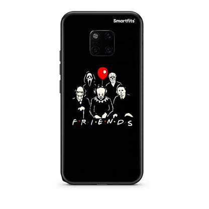 Huawei Mate 20 Pro Halloween Friends Θήκη από τη Smartfits με σχέδιο στο πίσω μέρος και μαύρο περίβλημα | Smartphone case with colorful back and black bezels by Smartfits