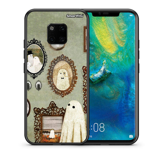 Θήκη Huawei Mate 20 Pro Halloween Ghost Season από τη Smartfits με σχέδιο στο πίσω μέρος και μαύρο περίβλημα | Huawei Mate 20 Pro Halloween Ghost Season case with colorful back and black bezels