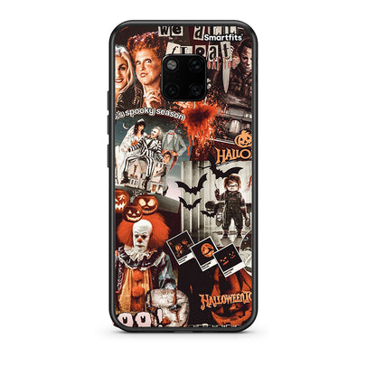 Huawei Mate 20 Pro Halloween Spooky Season Θήκη από τη Smartfits με σχέδιο στο πίσω μέρος και μαύρο περίβλημα | Smartphone case with colorful back and black bezels by Smartfits