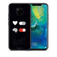 Thumbnail for Θήκη Αγίου Βαλεντίνου Huawei Mate 20 Pro Heart Vs Brain από τη Smartfits με σχέδιο στο πίσω μέρος και μαύρο περίβλημα | Huawei Mate 20 Pro Heart Vs Brain case with colorful back and black bezels