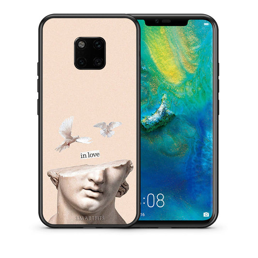 Θήκη Huawei Mate 20 Pro In Love από τη Smartfits με σχέδιο στο πίσω μέρος και μαύρο περίβλημα | Huawei Mate 20 Pro In Love case with colorful back and black bezels