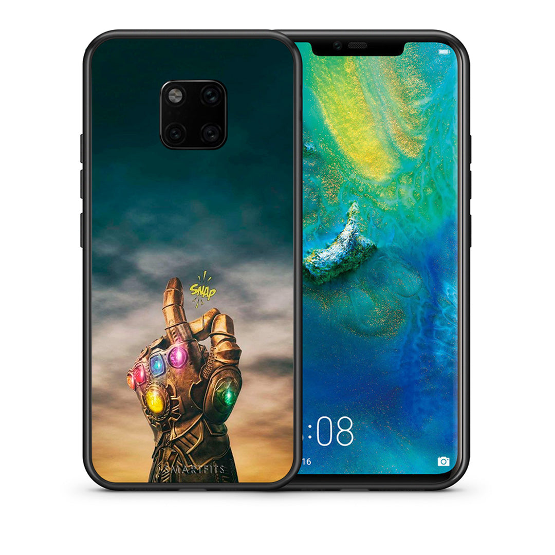 Θήκη Huawei Mate 20 Pro Infinity Snap από τη Smartfits με σχέδιο στο πίσω μέρος και μαύρο περίβλημα | Huawei Mate 20 Pro Infinity Snap case with colorful back and black bezels