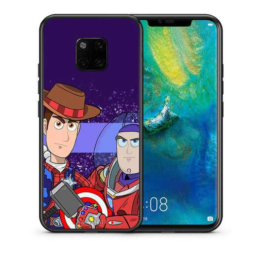 Θήκη Huawei Mate 20 Pro Infinity Story από τη Smartfits με σχέδιο στο πίσω μέρος και μαύρο περίβλημα | Huawei Mate 20 Pro Infinity Story case with colorful back and black bezels