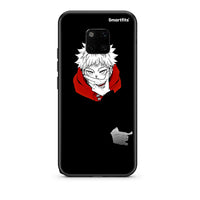Thumbnail for Huawei Mate 20 Pro Itadori Anime θήκη από τη Smartfits με σχέδιο στο πίσω μέρος και μαύρο περίβλημα | Smartphone case with colorful back and black bezels by Smartfits