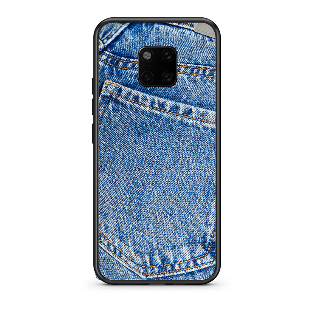 Huawei Mate 20 Pro Jeans Pocket θήκη από τη Smartfits με σχέδιο στο πίσω μέρος και μαύρο περίβλημα | Smartphone case with colorful back and black bezels by Smartfits