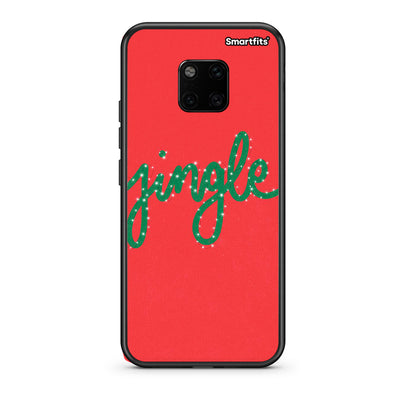 Huawei Mate 20 Pro Jingle Xmas θήκη από τη Smartfits με σχέδιο στο πίσω μέρος και μαύρο περίβλημα | Smartphone case with colorful back and black bezels by Smartfits