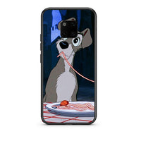 Thumbnail for Huawei Mate 20 Pro Lady And Tramp 1 Θήκη Αγίου Βαλεντίνου από τη Smartfits με σχέδιο στο πίσω μέρος και μαύρο περίβλημα | Smartphone case with colorful back and black bezels by Smartfits