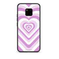 Thumbnail for Huawei Mate 20 Pro Lilac Hearts θήκη από τη Smartfits με σχέδιο στο πίσω μέρος και μαύρο περίβλημα | Smartphone case with colorful back and black bezels by Smartfits