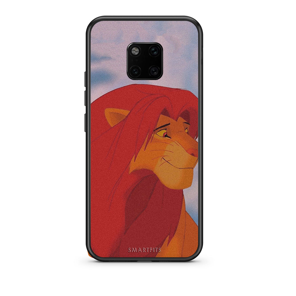 Huawei Mate 20 Pro Lion Love 1 Θήκη Αγίου Βαλεντίνου από τη Smartfits με σχέδιο στο πίσω μέρος και μαύρο περίβλημα | Smartphone case with colorful back and black bezels by Smartfits