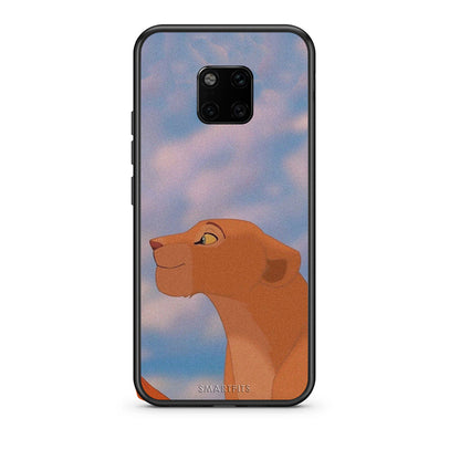 Huawei Mate 20 Pro Lion Love 2 Θήκη Αγίου Βαλεντίνου από τη Smartfits με σχέδιο στο πίσω μέρος και μαύρο περίβλημα | Smartphone case with colorful back and black bezels by Smartfits