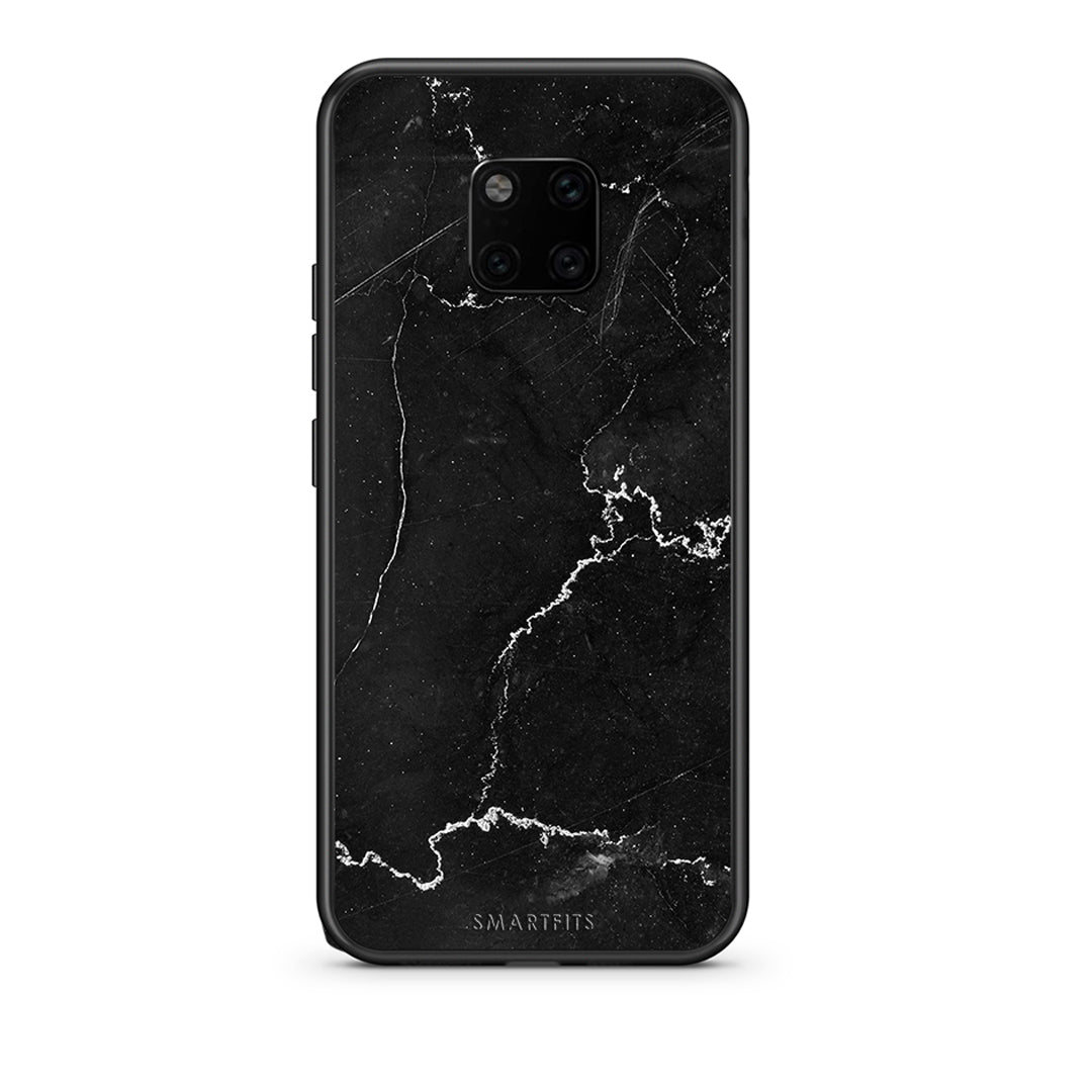 Huawei Mate 20 Pro Marble Black θήκη από τη Smartfits με σχέδιο στο πίσω μέρος και μαύρο περίβλημα | Smartphone case with colorful back and black bezels by Smartfits