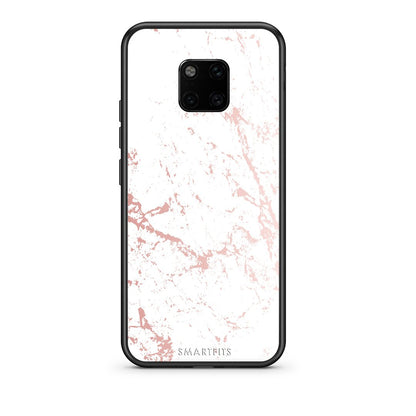 116 - Huawei Mate 20 Pro  Pink Splash Marble case, cover, bumper