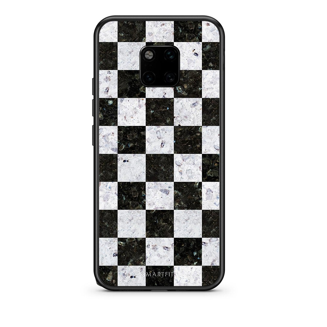 4 - Huawei Mate 20 Pro Square Geometric Marble case, cover, bumper