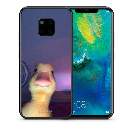 Θήκη Huawei Mate 20 Pro Meme Duck από τη Smartfits με σχέδιο στο πίσω μέρος και μαύρο περίβλημα | Huawei Mate 20 Pro Meme Duck case with colorful back and black bezels