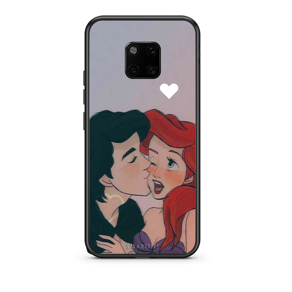 Huawei Mate 20 Pro Mermaid Love Θήκη Αγίου Βαλεντίνου από τη Smartfits με σχέδιο στο πίσω μέρος και μαύρο περίβλημα | Smartphone case with colorful back and black bezels by Smartfits