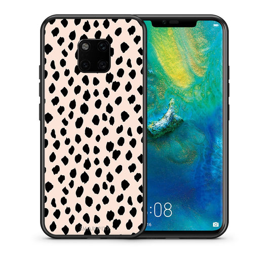 Θήκη Huawei Mate 20 Pro New Polka Dots από τη Smartfits με σχέδιο στο πίσω μέρος και μαύρο περίβλημα | Huawei Mate 20 Pro New Polka Dots case with colorful back and black bezels