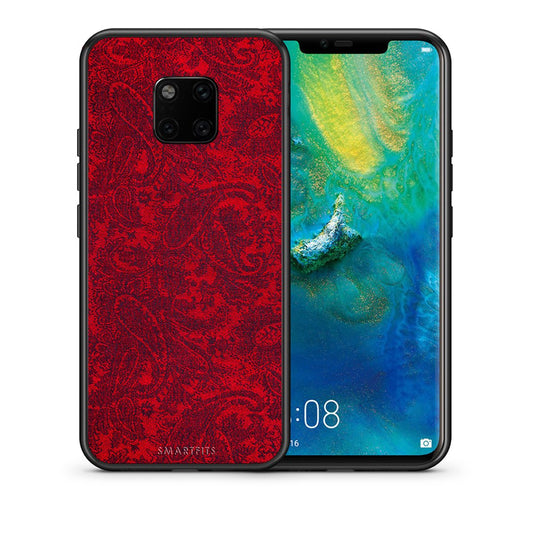 Θήκη Huawei Mate 20 Pro Paisley Cashmere από τη Smartfits με σχέδιο στο πίσω μέρος και μαύρο περίβλημα | Huawei Mate 20 Pro Paisley Cashmere case with colorful back and black bezels