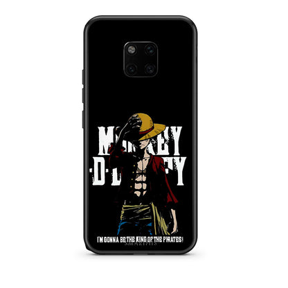 Huawei Mate 20 Pro Pirate King θήκη από τη Smartfits με σχέδιο στο πίσω μέρος και μαύρο περίβλημα | Smartphone case with colorful back and black bezels by Smartfits