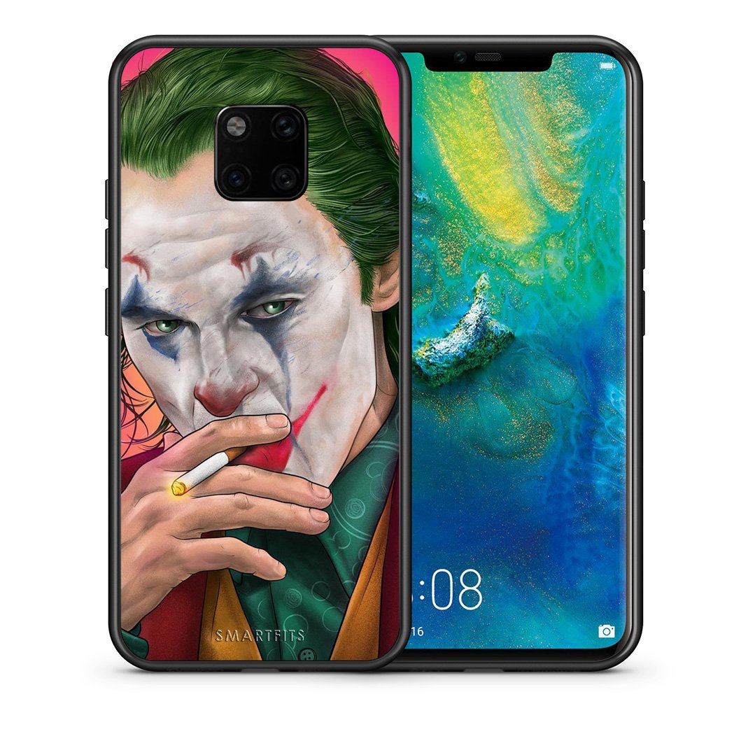 Θήκη Huawei Mate 20 Pro JokesOnU PopArt από τη Smartfits με σχέδιο στο πίσω μέρος και μαύρο περίβλημα | Huawei Mate 20 Pro JokesOnU PopArt case with colorful back and black bezels