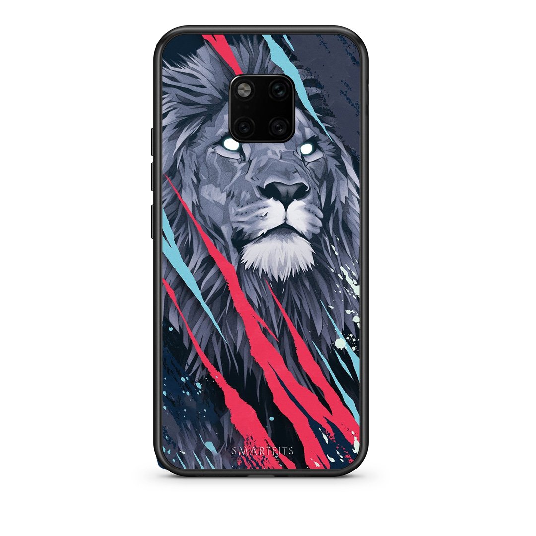 4 - Huawei Mate 20 Pro Lion Designer PopArt case, cover, bumper