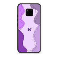 Thumbnail for Huawei Mate 20 Pro Purple Mariposa Θήκη Αγίου Βαλεντίνου από τη Smartfits με σχέδιο στο πίσω μέρος και μαύρο περίβλημα | Smartphone case with colorful back and black bezels by Smartfits