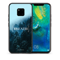 Thumbnail for Θήκη Huawei Mate 20 Pro Breath Quote από τη Smartfits με σχέδιο στο πίσω μέρος και μαύρο περίβλημα | Huawei Mate 20 Pro Breath Quote case with colorful back and black bezels