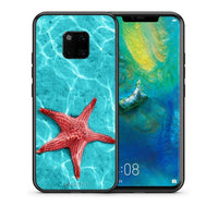 Thumbnail for Θήκη Huawei Mate 20 Pro Red Starfish από τη Smartfits με σχέδιο στο πίσω μέρος και μαύρο περίβλημα | Huawei Mate 20 Pro Red Starfish case with colorful back and black bezels