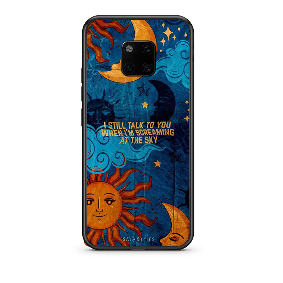 Huawei Mate 20 Pro Screaming Sky θήκη από τη Smartfits με σχέδιο στο πίσω μέρος και μαύρο περίβλημα | Smartphone case with colorful back and black bezels by Smartfits