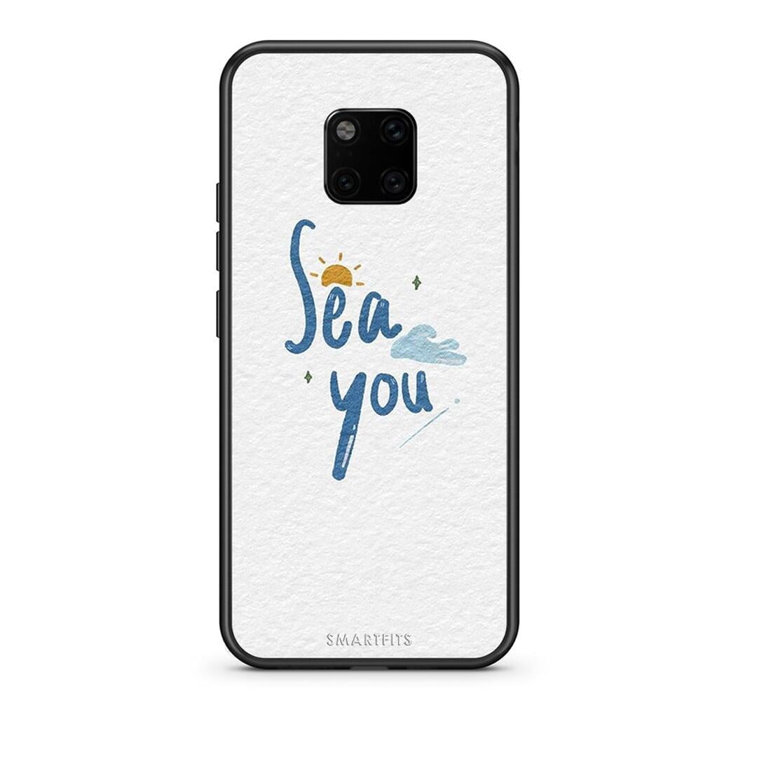 Huawei Mate 20 Pro Sea You Θήκη από τη Smartfits με σχέδιο στο πίσω μέρος και μαύρο περίβλημα | Smartphone case with colorful back and black bezels by Smartfits