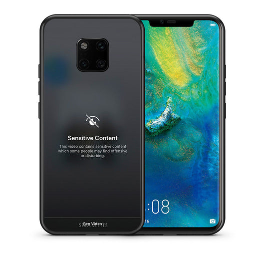 Θήκη Huawei Mate 20 Pro Sensitive Content από τη Smartfits με σχέδιο στο πίσω μέρος και μαύρο περίβλημα | Huawei Mate 20 Pro Sensitive Content case with colorful back and black bezels