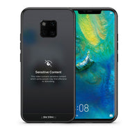 Thumbnail for Θήκη Huawei Mate 20 Pro Sensitive Content από τη Smartfits με σχέδιο στο πίσω μέρος και μαύρο περίβλημα | Huawei Mate 20 Pro Sensitive Content case with colorful back and black bezels