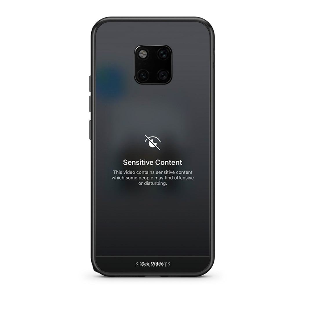 Huawei Mate 20 Pro Sensitive Content θήκη από τη Smartfits με σχέδιο στο πίσω μέρος και μαύρο περίβλημα | Smartphone case with colorful back and black bezels by Smartfits