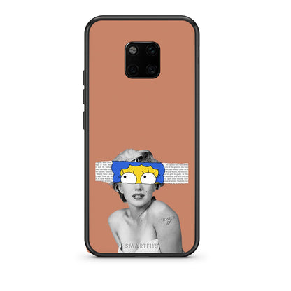 Huawei Mate 20 Pro Sim Merilyn θήκη από τη Smartfits με σχέδιο στο πίσω μέρος και μαύρο περίβλημα | Smartphone case with colorful back and black bezels by Smartfits