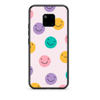 Thumbnail for Huawei Mate 20 Pro Smiley Faces θήκη από τη Smartfits με σχέδιο στο πίσω μέρος και μαύρο περίβλημα | Smartphone case with colorful back and black bezels by Smartfits