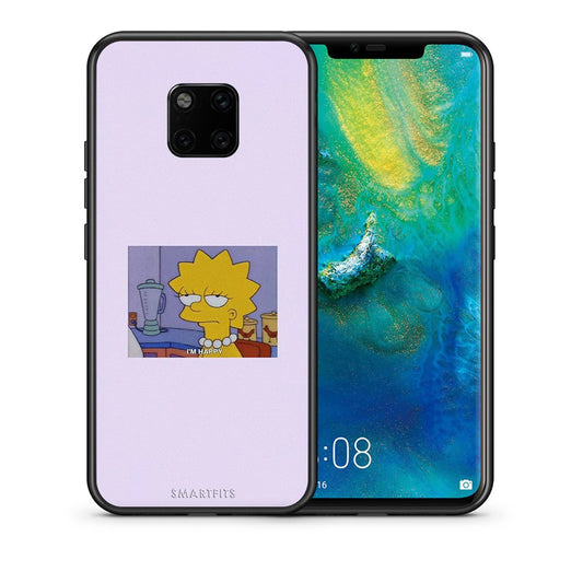 Θήκη Huawei Mate 20 Pro So Happy από τη Smartfits με σχέδιο στο πίσω μέρος και μαύρο περίβλημα | Huawei Mate 20 Pro So Happy case with colorful back and black bezels