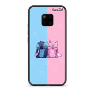 Thumbnail for Huawei Mate 20 Pro Stitch And Angel θήκη από τη Smartfits με σχέδιο στο πίσω μέρος και μαύρο περίβλημα | Smartphone case with colorful back and black bezels by Smartfits
