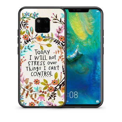 Θήκη Huawei Mate 20 Pro Stress Over από τη Smartfits με σχέδιο στο πίσω μέρος και μαύρο περίβλημα | Huawei Mate 20 Pro Stress Over case with colorful back and black bezels