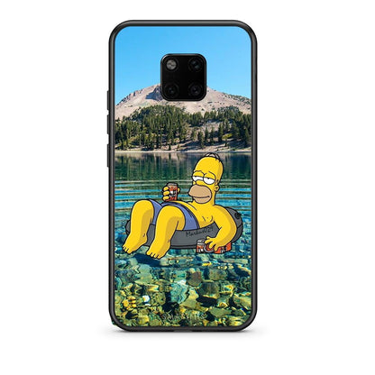 Huawei Mate 20 Pro Summer Happiness Θήκη από τη Smartfits με σχέδιο στο πίσω μέρος και μαύρο περίβλημα | Smartphone case with colorful back and black bezels by Smartfits