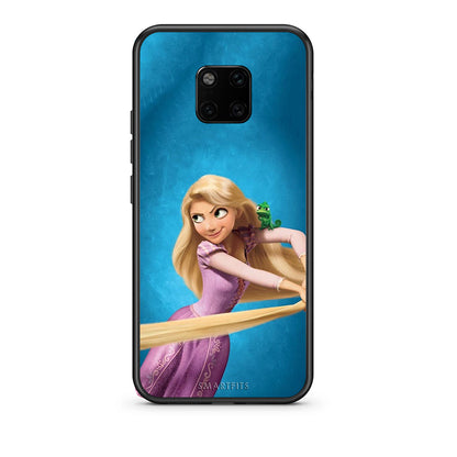 Huawei Mate 20 Pro Tangled 2 Θήκη Αγίου Βαλεντίνου από τη Smartfits με σχέδιο στο πίσω μέρος και μαύρο περίβλημα | Smartphone case with colorful back and black bezels by Smartfits
